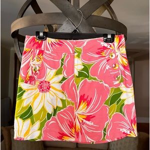 Lilly Pulitzer Multi Colored Skirt size 4